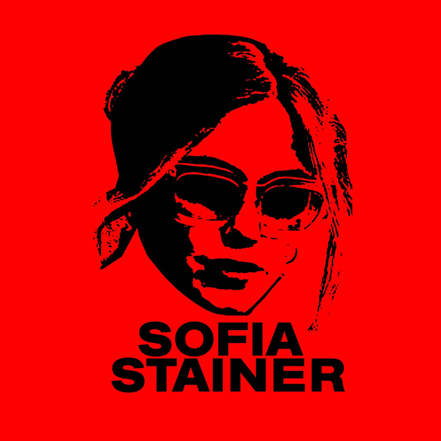 Tira de stickers rojos
